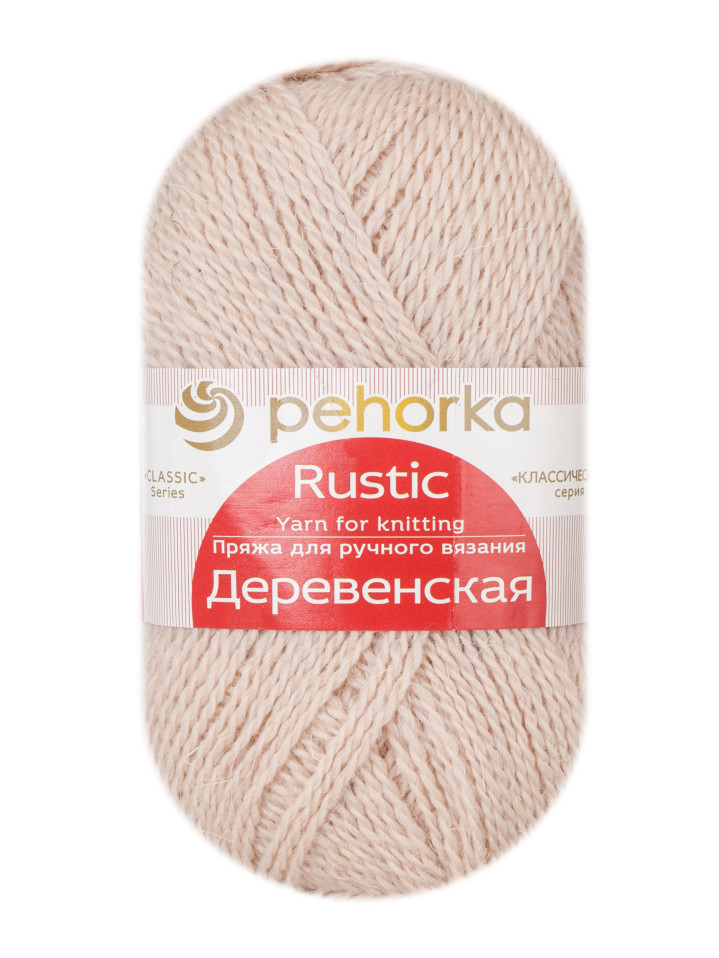 Пряжа Пехорка «Деревенская» - (442 - Натуральный)