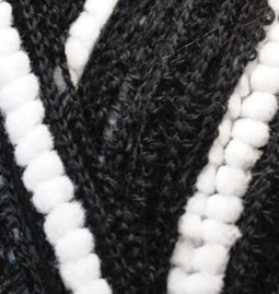 Пряжа DANTELA Alize - (6055 - Черный, белый)