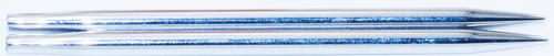 Спицы KnitPro Nova съемные никелированные 10 см для лески 40 см №5; 2 шт. (арт.10426)