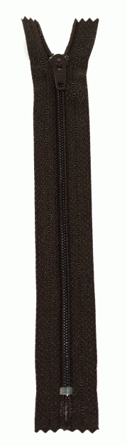 Молния Спираль н/р брючная G004P Gamma, тип 4, 18 см (294 - Шоколадный)