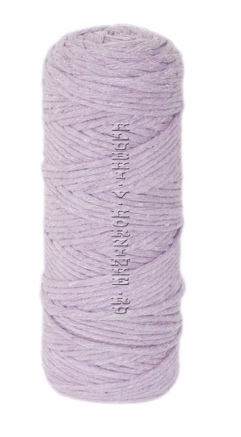 Шпагат крученый хлопковый 4 мм 100 м - (2139 - Сиреневый)