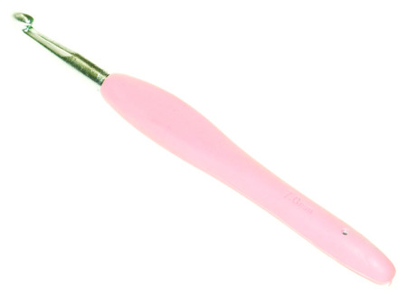 Крючок металлический № 7,0 с каучуковой ручкой 13,5 см