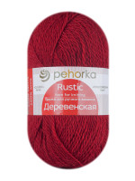 Пряжа Пехорка Деревенская - (06 - Красный)