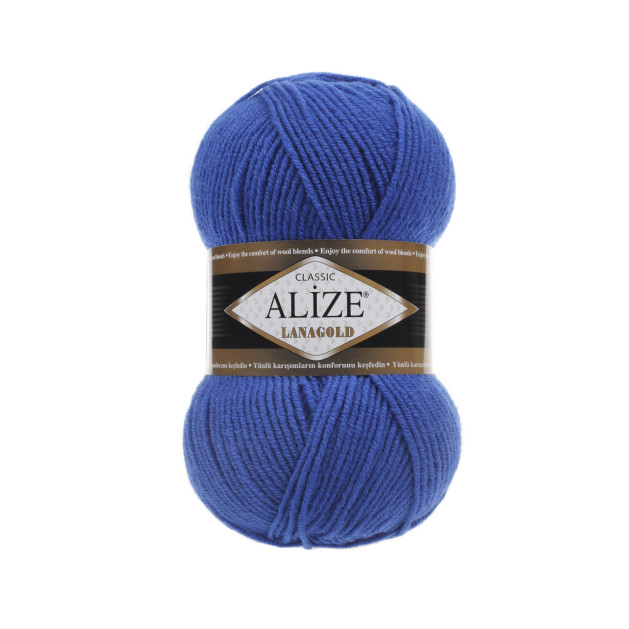 Пряжа «LANAGOLD Alize» - (141 - Василек)