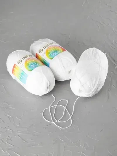 Пряжа Пехорка «Детский хлопок» - (01 - белый)