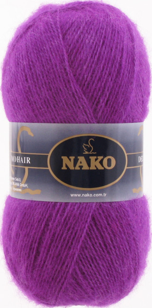 Пряжа Mohair Delicate Nako - (6117 - Лиловый)