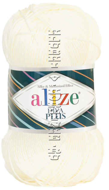 Пряжа Diva Plus Alize - (01 - Кремовый)