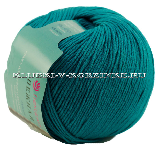 Пряжа Пехорка «Нежная» - (14 - Морская волна)