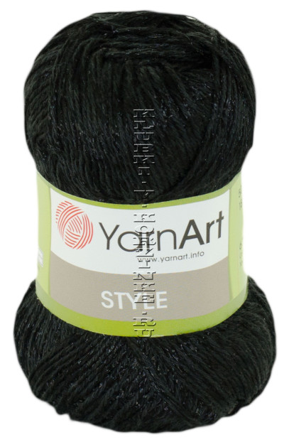 Пряжа YarnArt Style - (651 - Черный)