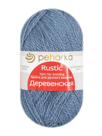 Пряжа Пехорка «Деревенская» - (174 - Стальной)