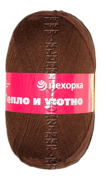 Пряжа Пехорка "Тепло и уютно" - (513- Кора)