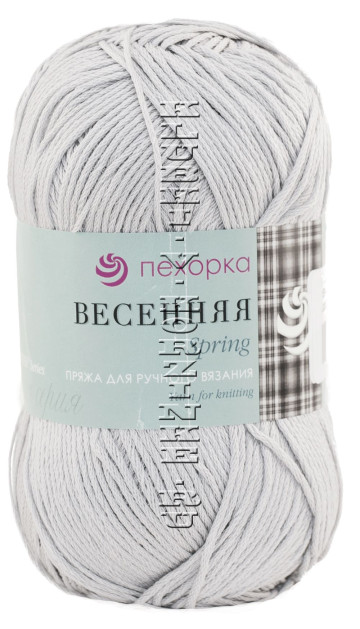Пряжа Пехорка "Весенняя" - (181 - Жемчуг)