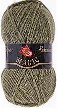 Пряжа MAGIC "Super Excellence" - (4103 - Темный хаки)
