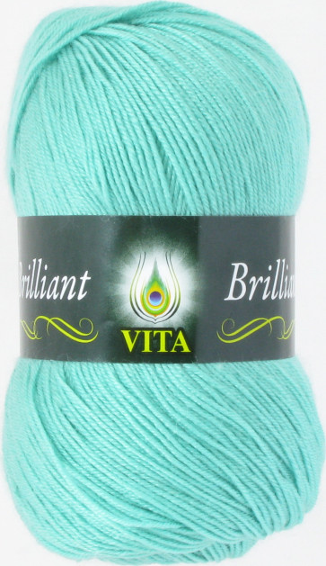 Пряжа VITA "BRILLIANT" - (4991 - Мятный)