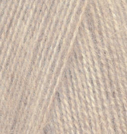 Пряжа Angora Real 40 Alize - (152 - Беж меланж)