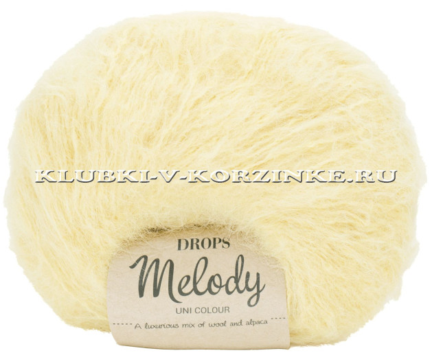 Пряжа Melody DROPS - (14 - Ваниль)