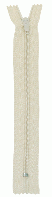 Молния Спираль н/р брючная G004P Gamma, тип 4, 18 см (297 - Слон.кость)