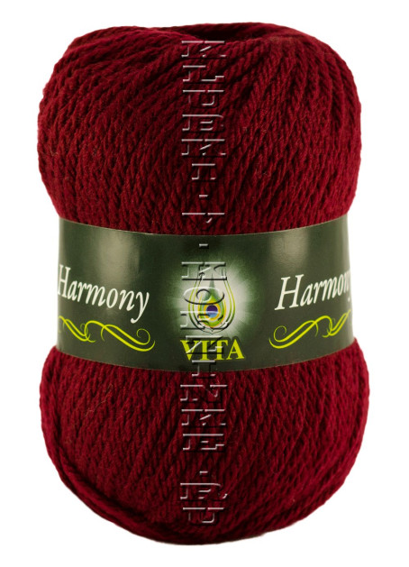 Пряжа VITA «HARMONY» - (6319 - Бордовый)