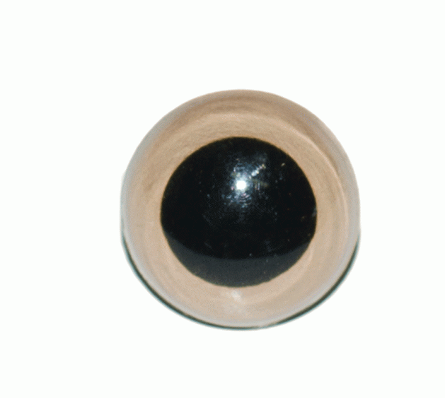 Глаза кристальные пришивные HobbyBe d 9 мм (CRP-9 - бежевый)