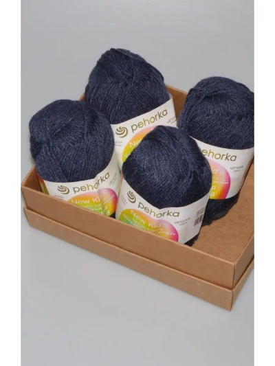 Пряжа Пехорка «Детская новинка» - (255 - Джинсовый)