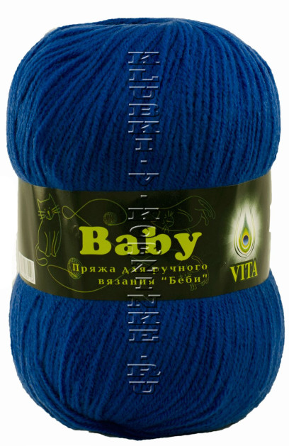 Пряжа VITA «BABY» - (2906 - Василек)