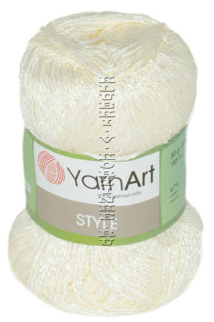 Пряжа YarnArt Style - (652 - Кремовый)