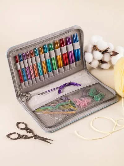 Набор съемных спиц 10см 3,0-10,0 мм голубой 