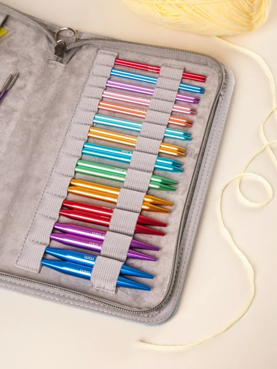 Набор съемных спиц 10см 3,0-10,0 мм голубой 