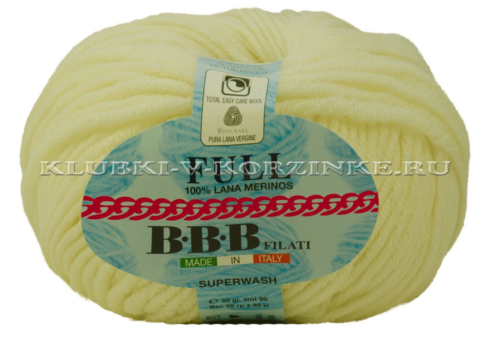Пряжа Full BBB - (7800 - Молочный)