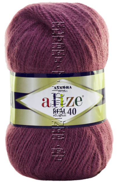 Пряжа Angora Real 40 Alize - (169 - Сухая роза)