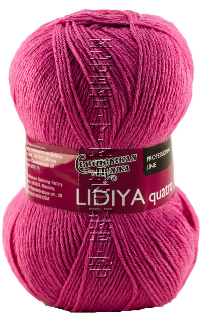 Пряжа Семеновская «Лидия ПШ кватро» - (158 - Флокс)