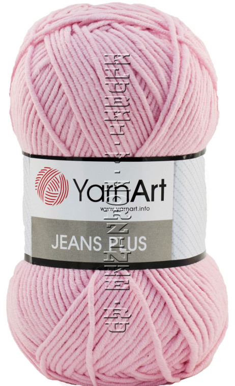 Пряжа YarnArt «Jeans plus» - (36 - Розовый)