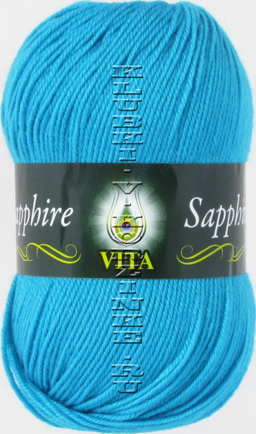 Пряжа VITA «SAPPHIRE» - (1523 - Голубая бирюза)