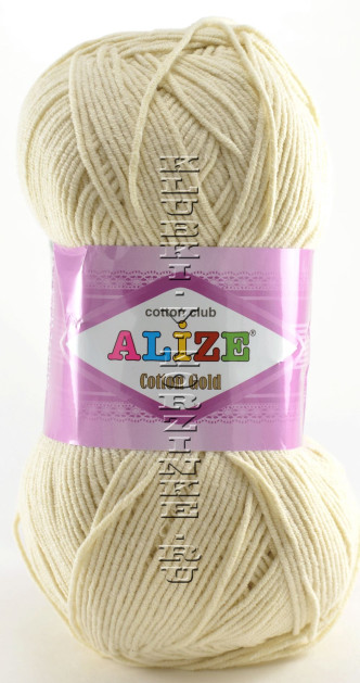 Пряжа COTTON GOLD Alize - (67 - Молочно-бежевый)