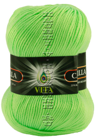 Пряжа VITA Camilla - (4605 - Ультра-салатовый)