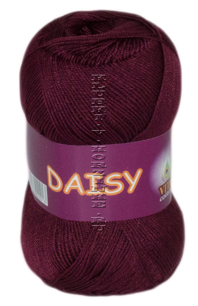 Пряжа VITA cotton  Daisy - (4431 - Винный)