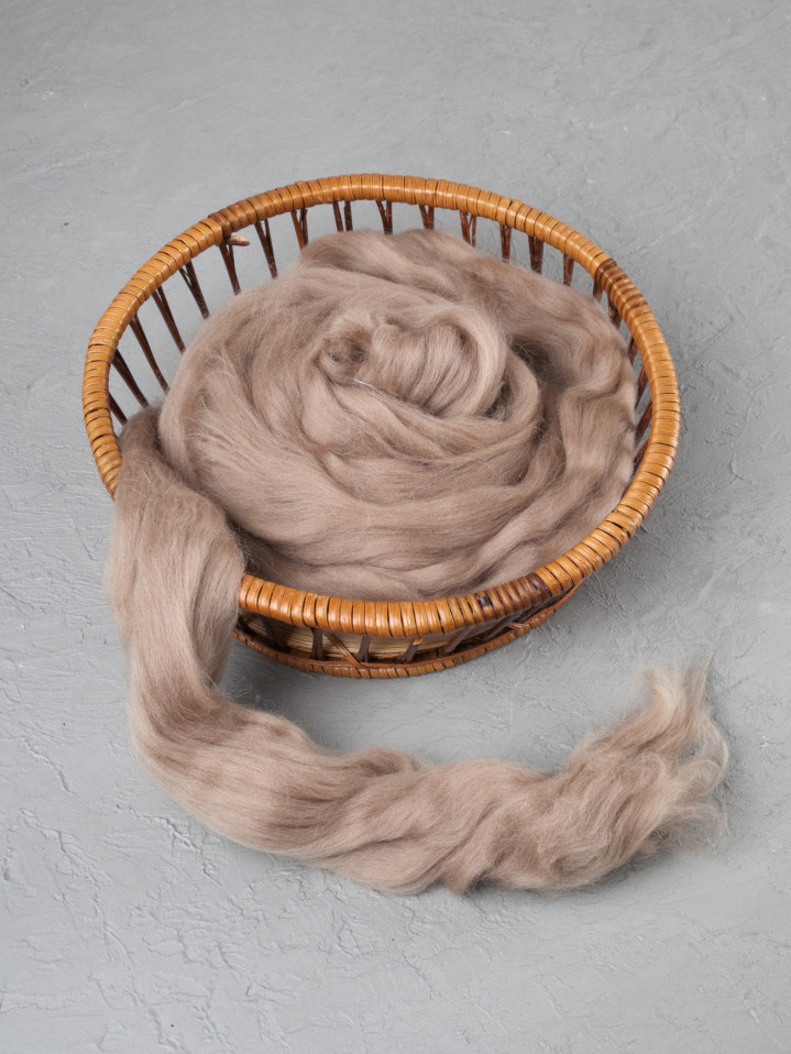 Шерсть для валяния, Камтекс (007 - Лен)