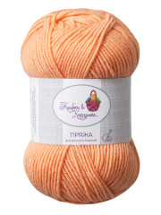 Пряжа «Алетта» - (014 - Абрикосовый сорбет)
