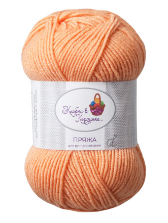 Пряжа «Алетта» - (014 - Абрикосовый сорбет)